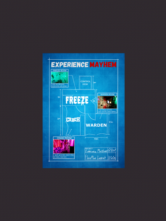 Experience Mayhem Poster